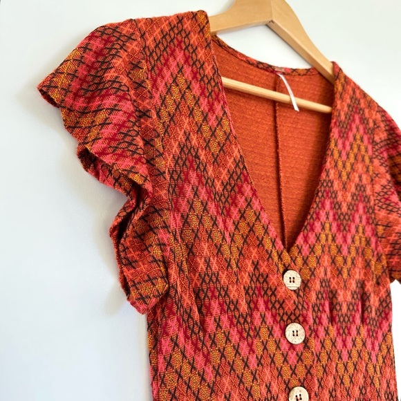 Free People Tribal Phoenix Playsuit Romper - Picture 6 of 14